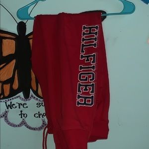 Women’s Red Tommy Joggers